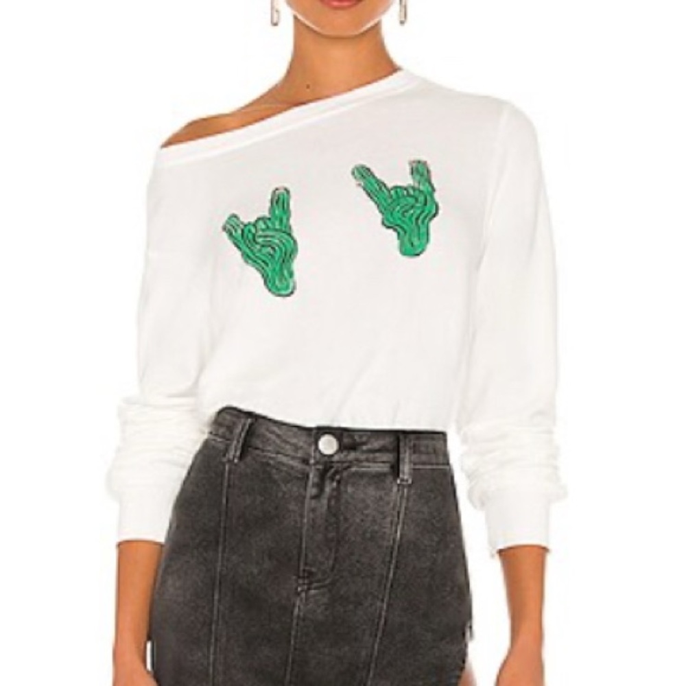Rock On Saguaro Sweatshirt in Vanilla
WILDFOX COUTURE
Color: Vanilla